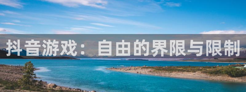 亿万28官网登录注册账号密码：抖音游戏：自由的界限与限制